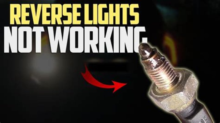 Why is my reverse light not coming on?